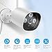 1080P Wireless WiFi Bullet Outdoor IP Security Camera with Night Vision up to 66ft, Motion Detection,IP66 Waterproof, Support Timeline Playback, Turn On/Off Camera
