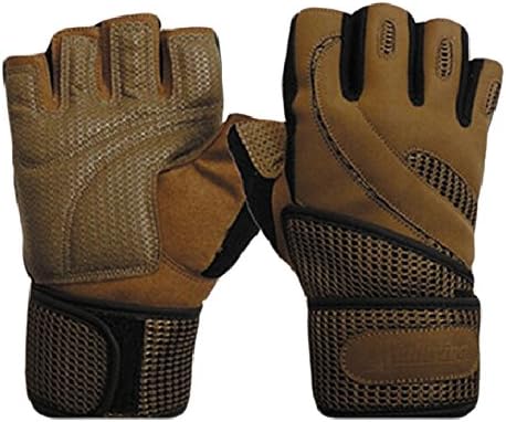 TC-XLY 1020 Men's Training Fitness Gym Gloves, Training Fitness Workout Wrist Wrap Workout Exercise
