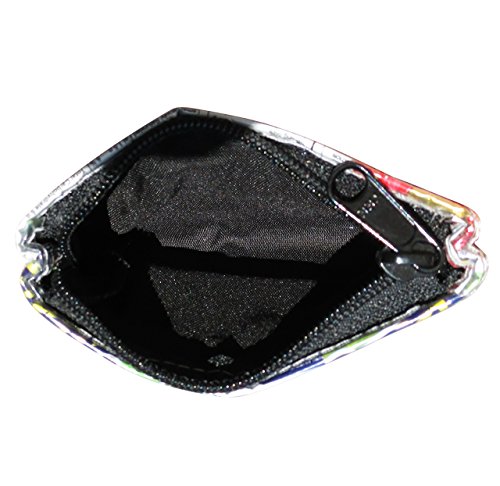 Zip coin purse made of measuring tapes - FREE SHIPPING, upcycled style eco friendly vegan recycled made from reclaimed repurposed reused materials pouch case bag gift gifts tape measure design teacher - Thumbnail 2