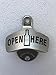 Barware Gear Wall Mounted Open Here Bottle Opener with Free Stainless Steel Mounting Screws. Pop the cap and open your Beer and Soda in Style. Wall Hung Beer Opener for Bar or Kitchen. Matted Nickel