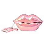 Pink Lip Telephone, Benotek Corded Landline Phone
