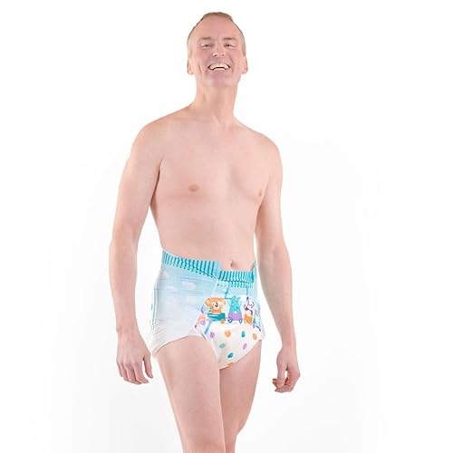 Rearz Critter Caboose Brief Adult Printed Diapers 12 Pack