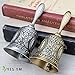 YES.YM Hand Call Bell Multi-Purpose Hand Bell for Wedding Decoration,Alarm,School Church Classroom,Bar (Silver)