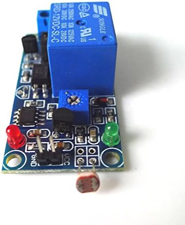 GERI® 12V Light Control Switch The Photoresistor Plus Relay Module The Light Detection Switch Photosensitive Sensor