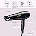 Hair Dryer with Diffuser, Exwell 1875W Lower Noise(75dB) Professional Blow Dryer with 2 Speed and 3 Heat Settings,Fast Drying Hair Dryer for Home/Travel