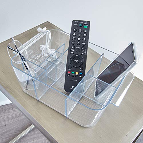 InterDesign Cosmetic Organizer Tote for Vanity Cabinet to Hold Makeup, Beauty Products - Clear - Thumbnail 6