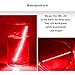 Daytime Running Lights, YITAMOTOR 2 x Red Cob Led Strip High Power 9W Slim Cob Led Lights Daylight Driving Lamp for Car Trucks