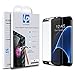 Galaxy S7 Edge Screen Protector, LOVPHONE Tempered Glass Screen Protector [Full Cover Curved] for Samsung Galaxy S7 Edge,/Anti-Fingerprint//Anti-Scratch/Anti-Bubbles(Black)