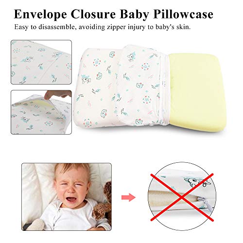 Mkicesky Baby Pillow Memory Foam Infant Head Shaping Sleeping