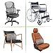 Lumbar Support with Double-Layer Mesh, Bundle Set Mesh Back Support Cushion for Car Seat Home Office Chair with Back Relief Fast Track Program for Orthopedic Lower Back Pain Relief Correct Posture