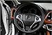 Salusy 2pcs Chrome Car Steering Wheel Cover Trim For Honda HR-V HRV Vezel 2015 2016