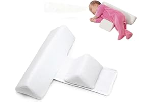 Gotvspt Baby Side Sleeper Weddge Adjustable Soft and Breathable Newborn Pillow