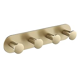 KRAUS Elie Bathroom Robe and Towel Rack with 4