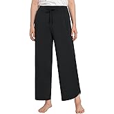 Latuza Women's Petite Length Lounge Pants Comfy Casual Pants Loose Fit