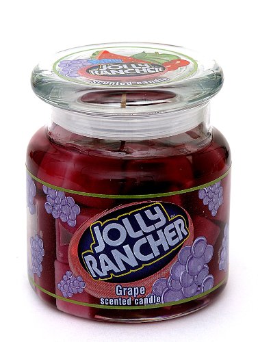 Jolly Rancher by Hanna's Candle 16.75-Ounce Jolly Rancher Grape Jar Candle