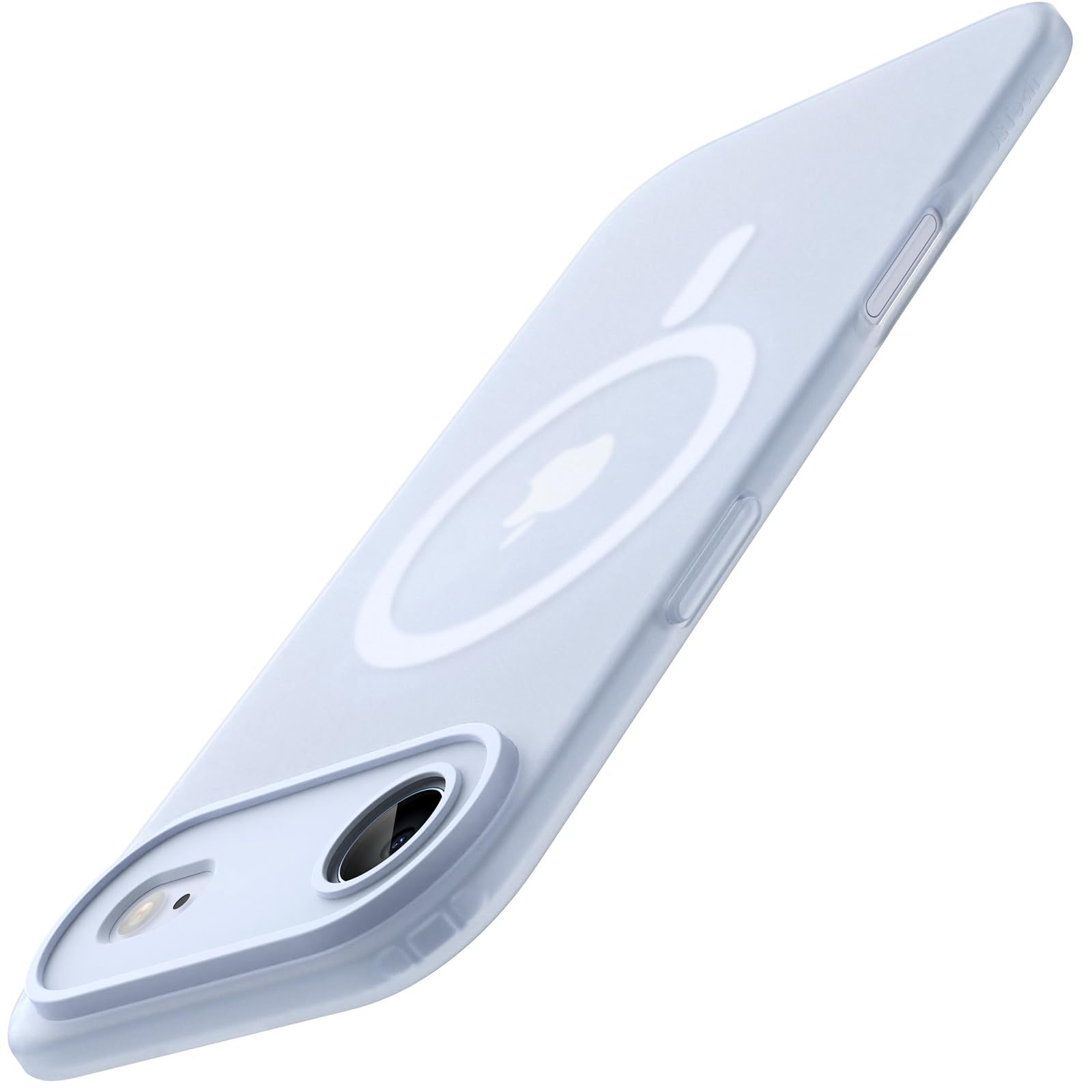 Photo 1 of JETech Matte Case for iPhone 17 Air Compatible with MagSafe, Camera Lens Full Protection, Shockproof Translucent Frosted TPU Soft Phone Cover, Anti-Fingerprint, 6.5-Inch Display (Blue)       
