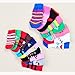 Hot Dog Socks! AMA(TM) 4PCS Cute Pet Puppy Small Dog Doggie Anti-slip Knit Weave Keep Warm Socks Shoes Booties Skid Bottom (S, Random)