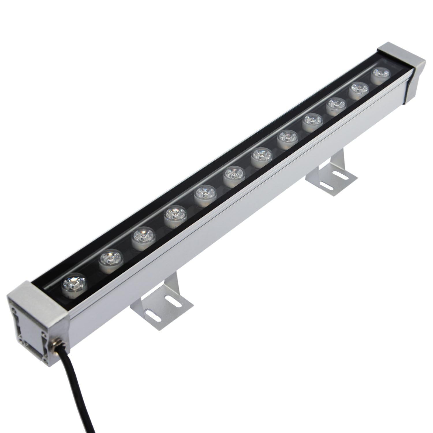 RSN LED Wall Washer 12W Linear Bar Light Outdoor Spot Lighting IP65 Warm White 3000K LED Wall Washer Lighting for Building Wall Billboard Decorating