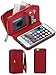iPhone 6/6SWallet Case, HYSJY Girls Women Magnets Detachable Zipper Wallet Case iPhone 6/6S Cover PU Leather Folio Flip Holster Carrying Case Card Holder for iPhone 6 /6S 4.7