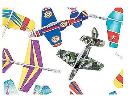 Foam Glider Planes 5 Inch - 72 Piece Party Pack