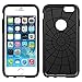 LUVVITT [Ultra Armor] Shock Absorbing Case Best Heavy Duty Dual Layer Tough Cover for Apple Phone 6 Plus / Phone 6s Plus Black