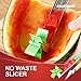 Stainless Steel Watermelon Windmill Cutter Slicer - Fruit and Vegetable Knife Corer Tools, with 4 Extra Forks, Melon Baller Scooper and Knife