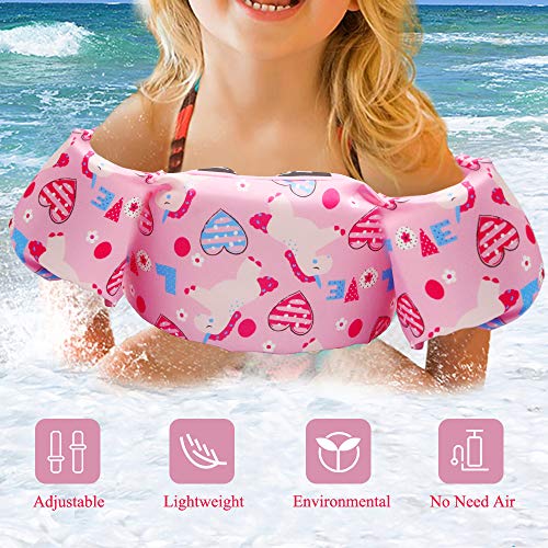 JIWINNER Swim Vests Flotation Jacket Swim Belt Learn to Swim Device Toddler Floaties Device for Pool 30-50 lbs