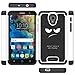 Alcatel Fierce 4 Case, Alcatel Allura Case, Alcatel Pop 4 Plus Case,LEEGU [Shock Absorption] Dual Layer Heavy Duty Protective Silicone Plastic Cover Case for Alcatel Fierce 4 - Don't Touch My Phone
