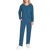 Pintage Women's Petite Jogging Suits 2 Piece Lounge Sets Sweatsuits Petite Length