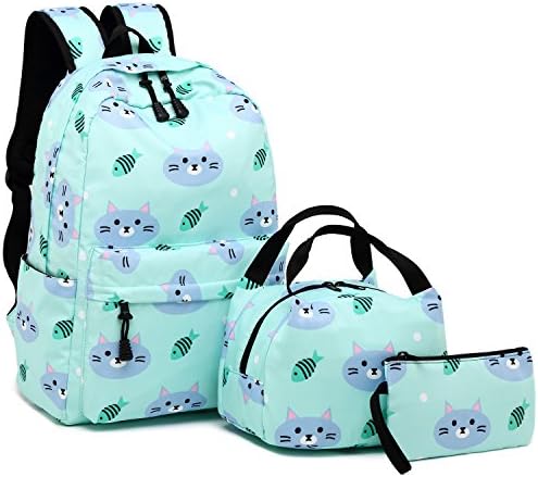 BLUBOON Backpack for School Girls Teens Bookbag Set
