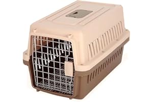 Portable Pet Travel Carrier, Hard Sided Travel Kennel for Small Dogs & Cats with Top Ventilation, Safe & Lightweight Transpor