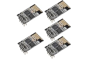 Wishiot ESP8266 ESP-01S WiFi Wireless Serial Transceiver Module 4MB Flash 3.3V Wi-Fi Module Compatible with Ar-duino IDE (5)