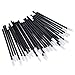 eBoot 500 Pack Lipstick Applicators Disposable Lip Brushes Makeup Brush Lipstick Gloss Wands Applicator, Black