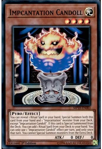 MP19-EN083 1st Ed Impcantation Candoll Super Rare Card 2019 Mega Pack Yu-Gi-Oh Single Card