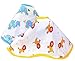 2 Triple Layers Baby Burp Bibs Cloths Rags For Burping And Drooling. Super Soft Absorbent Muslin Cotton Baby Bibs And Burp Cloths. Cute Colorful and Comfortable Bibs For Boys.