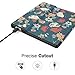 MoKo Case for All-New Kindle Oasis (9th Generation, 2017 Release) - Premium Ultra Lightweight Shell Cover with Auto Wake / Sleep for Amazon Kindle Oasis E-reader Case, Beautiful Flowers