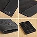 Shvigel US Leather Passport Book Cover - Thin American Travel Passport Holder - Premium International USA Passport Protector Case for Women Men (Black Vintage)