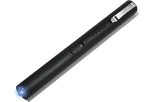 SELFSTRIKE Stun Gun with Flashlight, Enlight Pen for Self Defense with Type-C Rechargeable, Self Defense Device, Battery Life Indicator, Belt Clip, Non Lethal Weapon for Women and Girls