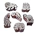Original Designs Bird and Animal Wood Print Stamps (Set of 6)