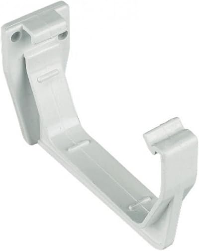 FloPlast 3x RKS1W White Fascia Gutter Brackets for 114mm Square Gutter