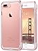 ULAK Compatible with iPhone 8 Plus/iPhone 7 Plus Case Clear, Slim Fit Shockproof Bumper PC Frame TPU Back, Proffesional Protective Case Cover for Apple iPhone 7 Plus/8 Plus 5.5 inch, Rose Gold Frame