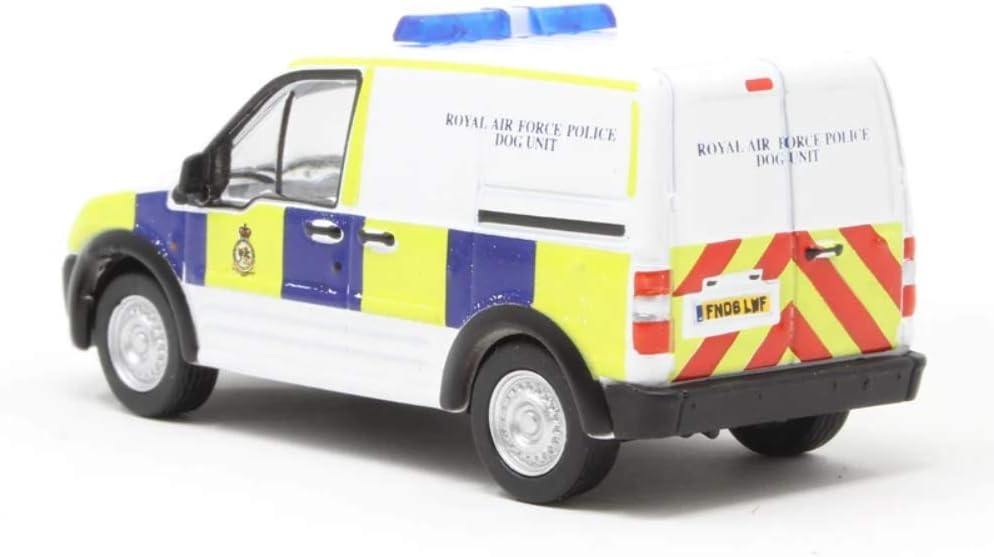 Oxford Diecast 76FTC012 Ford Transit Connect RAF, Yellow,blue,white,red - Image 3