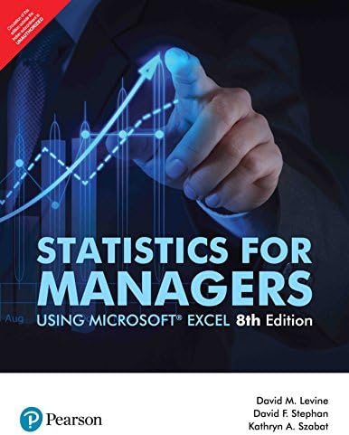 Statistics for Managers Excel 第五版 Statistics for Managers Using Microsoft Excel (5th Edition