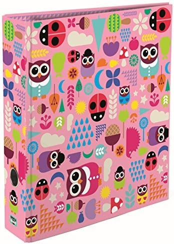 Give a Hoot Owl & Ladybird Geometric Lever Arch Ringbinder Folder by GIVE A HOOT