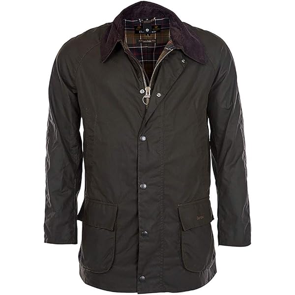 Barbour Men's Sapper Wax Jacket, Olive/Classic, S at Amazon Men's