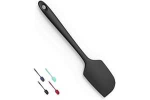 Doosu Food Grade Silicone Scraper Spatula, 600°F High Heat BPA Free Rubber Baking Supplies Mixing Stirring Scraping Batter Sa