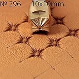 Star Leather Stamp Tool Stamping Working Carving Punches Tools Craft Saddle Brass #296