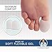 Dr. Frederick's Original Soft Gel Toe Protectors for Men & Women - 6 ct - Toe Caps for Foot Pain Relief - Sleeves for Ingrown Toenails, Corns, Calluses, and Blisters - Medium - White