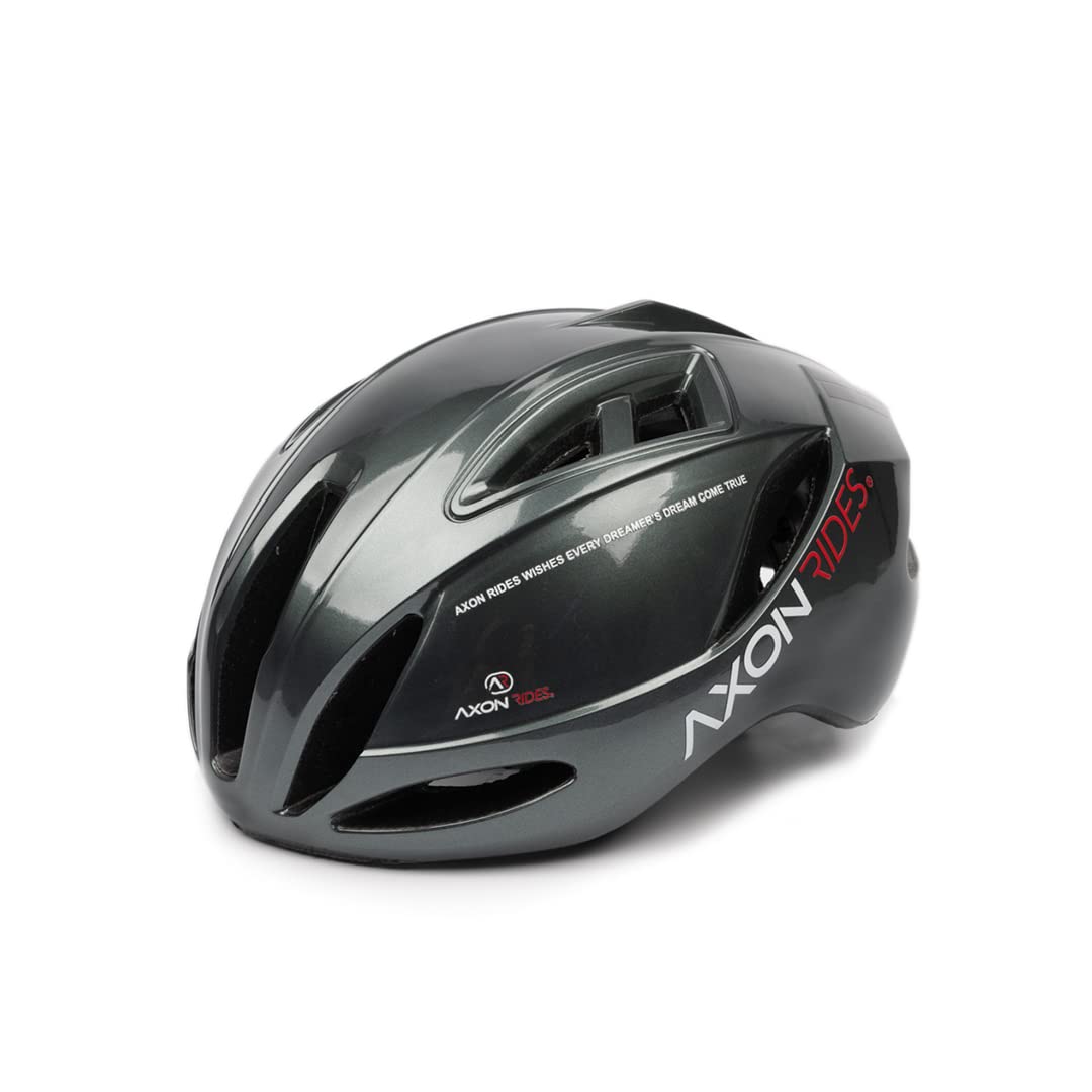 Lightweight Stylish Bicycle Helmet, Adjustable & Quick Release Buckle Helmet for e-bikes, Riding, Skiing, Roller Skating, Skateboardings (Grey)