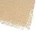 DII Jute Burlap Collection Kitchen Tabletop, Table Runner, 15x48, Solid Natural